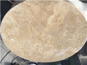 Solid Travertine Coffee Table Stone Design Home Furniture