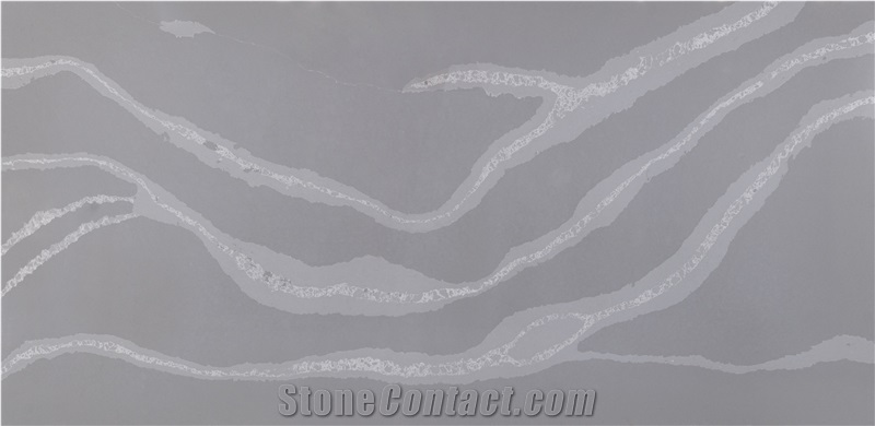 Calacatta Dark Brown Quartz Slab