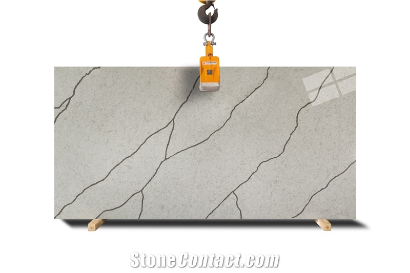 Calacatta Sable Quartz Slab
