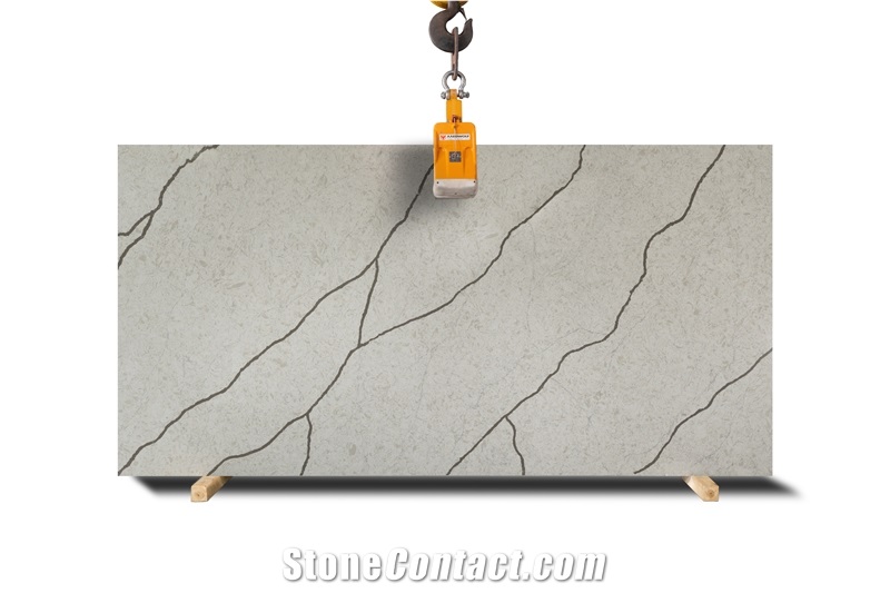 Calacatta Sable Quartz Slab