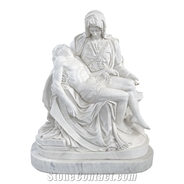 The Pieta In White Marble 1:1 Scale Remade