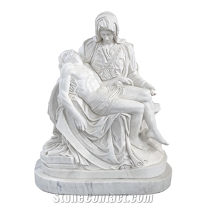 The Pieta In White Marble 1:1 Scale Remade