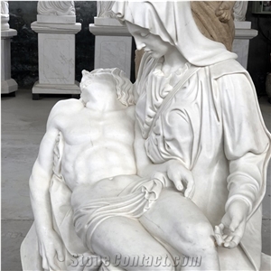 The Pieta In White Marble 1:1 Scale Remade