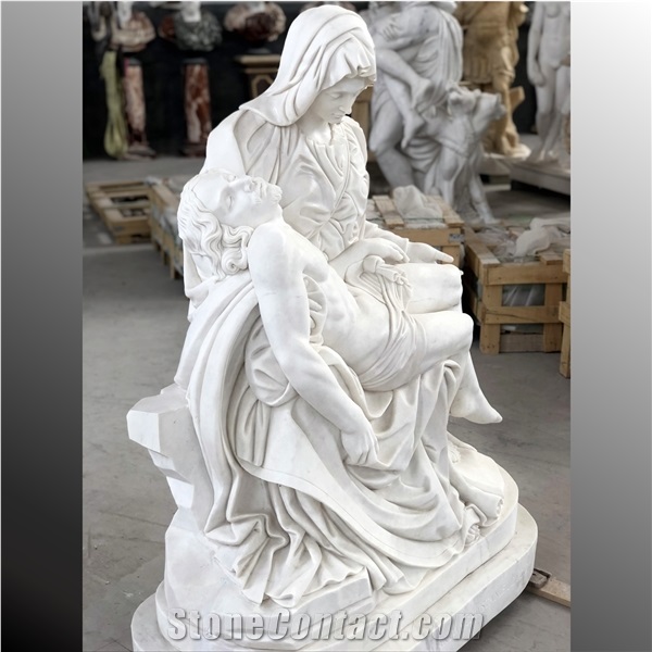 The Pieta In White Marble 1:1 Scale Remade