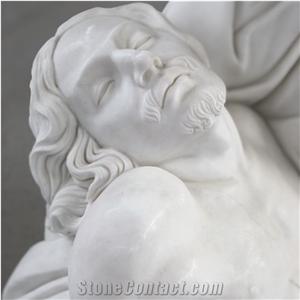 The Pieta In White Marble 1:1 Scale Remade