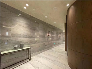 High Quality Olympia Grey Quartzite Slab For Floor And Wall