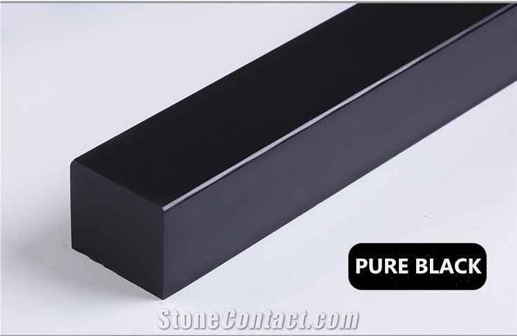 Black Artificial Marble Weather Bar