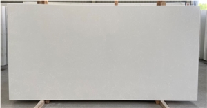 Pure White Onyx Look Engineered Artificial Quartz Slabs & Tiles