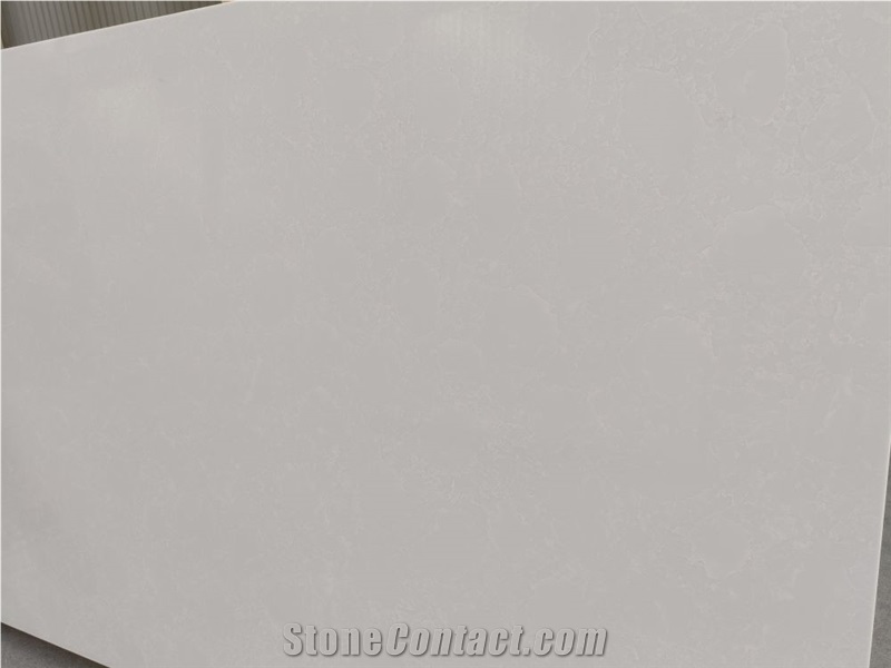 Pure White Onyx Look Engineered Artificial Quartz Slabs & Tiles