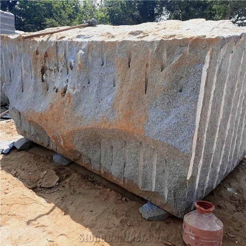 Tiger Black Granite Blocks