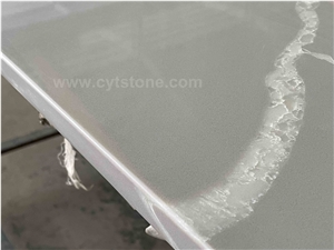 118''X22.5'' Grey Calacatta Bathroom Vanity Tops