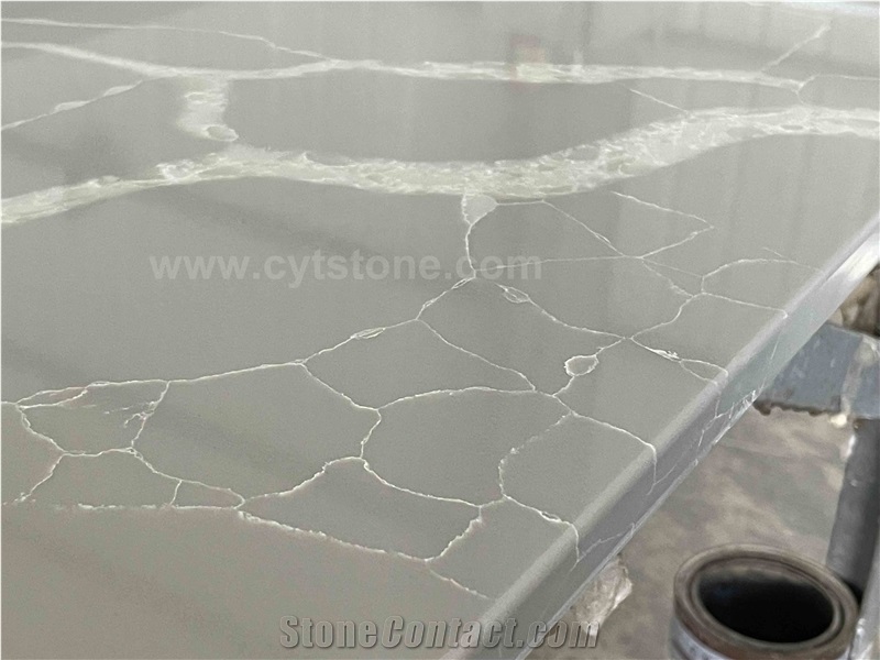 118''X22.5'' Grey Calacatta Bathroom Vanity Tops