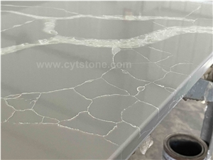 118''X22.5'' Grey Calacatta Bathroom Vanity Tops