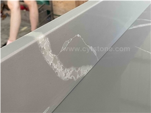 118''X22.5'' Grey Calacatta Bathroom Vanity Tops