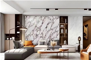 Artificial Bulgari Gold Sintered Stone Slab From Chine