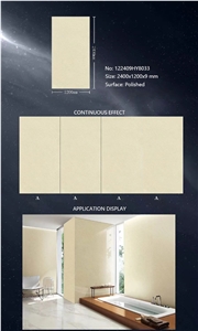 China Royal Botticino Artificial Porcelain Slabs For Wall