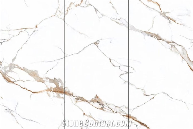 China Top Calacatta Gold Artificial Porcelain Slabs