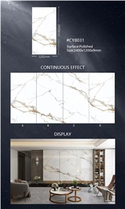 China Top Calacatta Gold Artificial Porcelain Slabs