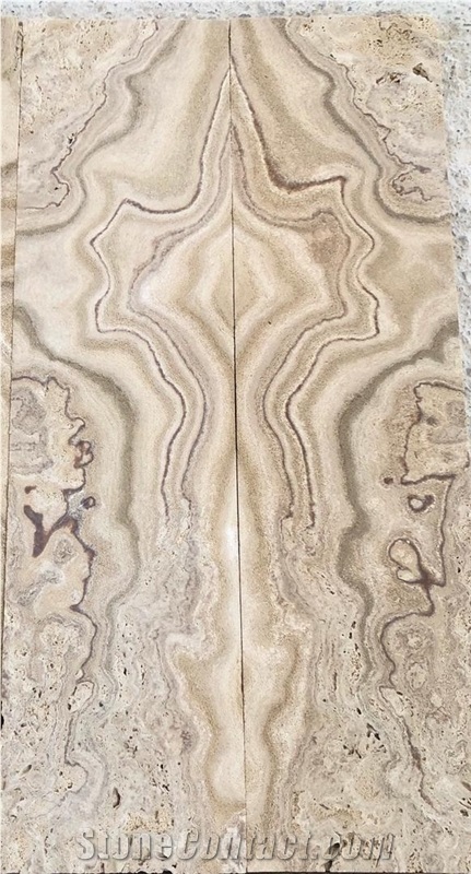 Iran Beige Travertine Blocks, Cream Travertine Blocks