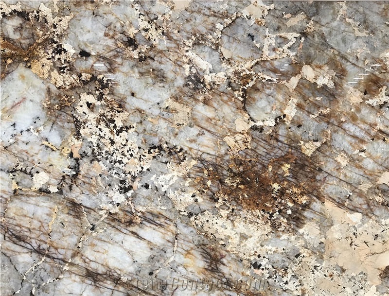 Golden Island Slabs Tiles Wall Quartzite Stone Decoration