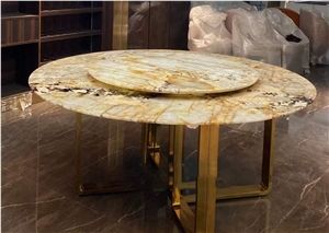 Golden Island Slabs Tiles Wall Quartzite Stone Decoration