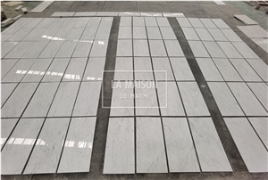 Carrara White Marble Polish Ultra Thin Tiles For Wall/Floor