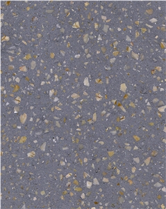 A21-2 (1)Artificial Stone Greyterrazzo Floor Wall Tiles