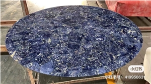 Jewelry Enamal Blue Agate Semiprecious-Crystal Quartz - Semi