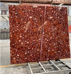 Red Lightning Agate Ruby Agate Semiprecious Stone Slabs