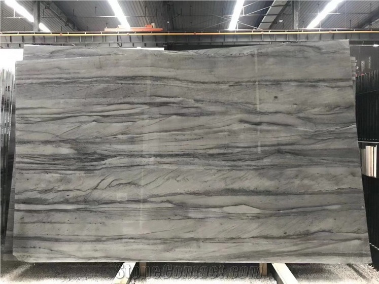 Adamantium Quartzite ,Brazil Brilliant Gray Quartzite Slabs