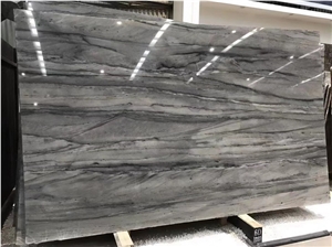 Adamantium Quartzite ,Brazil Brilliant Gray Quartzite Slabs