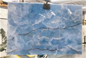 Antofagasta Azul Onyx, Book Match Blue Onyx