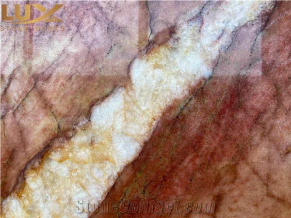 Apache Red Quartzite Slabs For Kitchen Bathroom