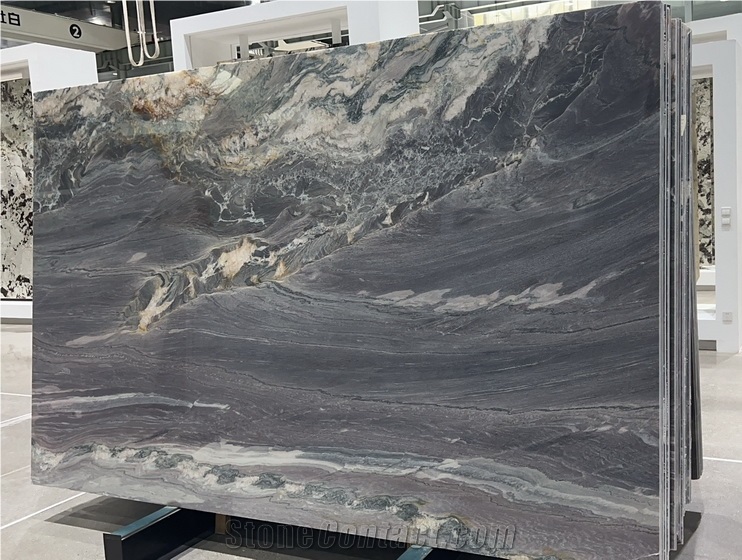 Aquarella Quartzite Slabs Natural Purple Quartzite