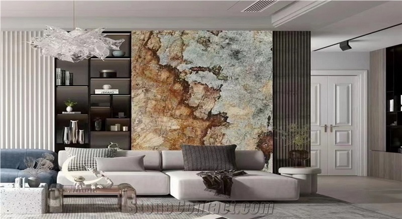 Azurite Granite Slab, Blue Polished Granite Slabs