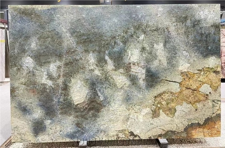 Azurite Granite Slab, Blue Polished Granite Slabs