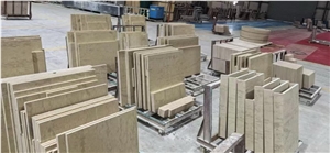 Beige Limestone  Salbs For Wall Cladding