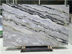 Blue Danube Marble Big Slabs, China Book Match Marble Slabs
