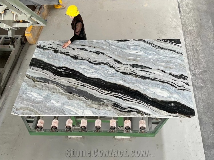 Blue Danube Marble Big Slabs, China Book Match Marble Slabs
