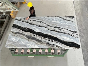 Blue Danube Marble Big Slabs, China Book Match Marble Slabs