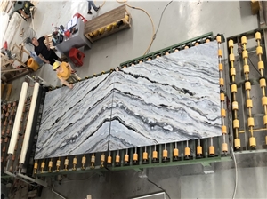 Blue Danube Marble Big Slabs, China Book Match Marble Slabs