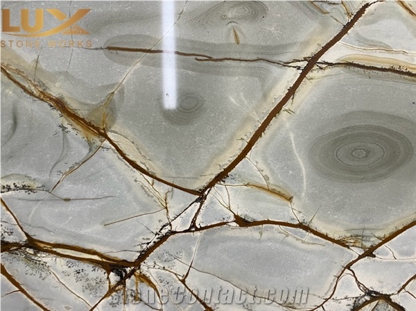 Blue Roma Quartzite Slabs, Azul Mare Quartzite Slabs