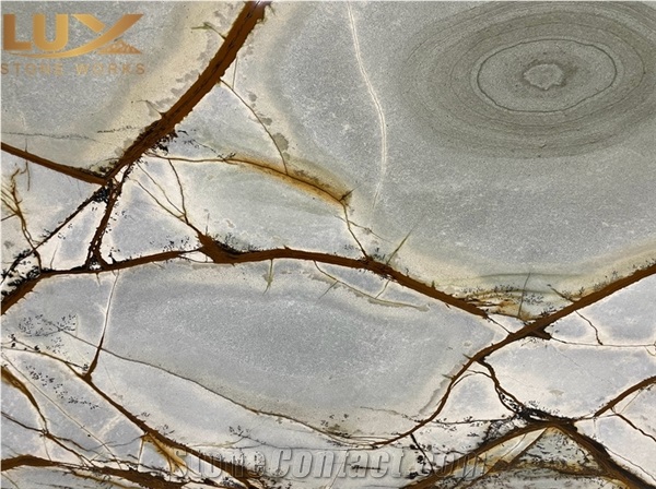 Blue Roma Quartzite Slabs, Azul Mare Quartzite Slabs