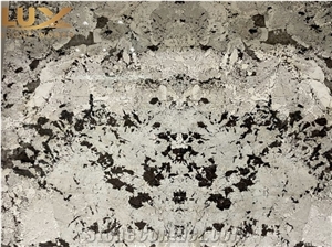 Bookmatch Backlit Branco Tourmaline Granite Slabs For Wall