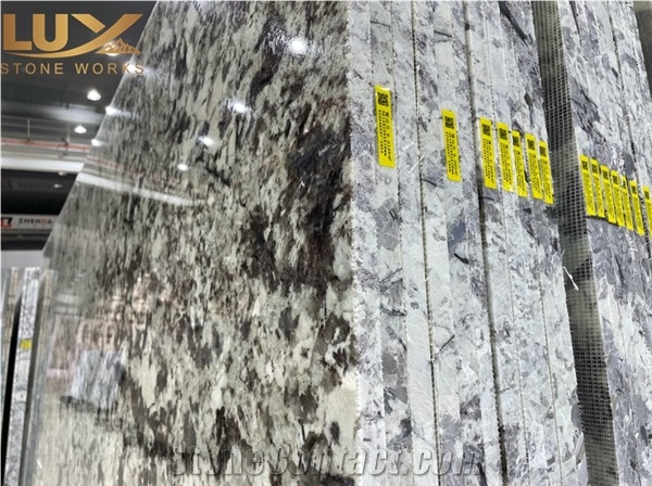 Branco Tourmaline Granite Slabs, Tourmaline Granite Slabs