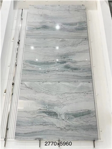 Brazil Maldives White Quartzite Slabs For Feature Wall