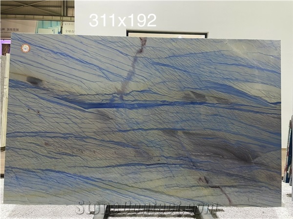 Brazilian Azul Macaubas Quartzite Slabs,Grand Skylight Blue