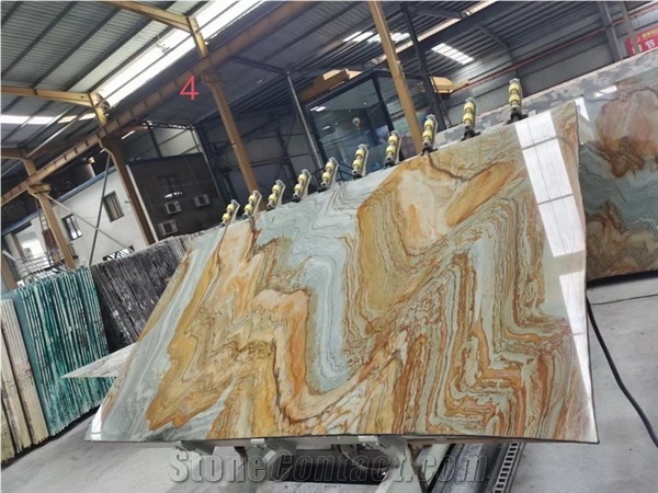 Calypso Gold Quartzite Slabs