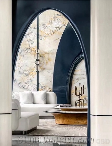 Carpaccio Quartzite Slabs, Red Polished Quartzite