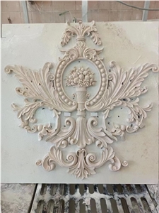 CNC Carvings 3D Carvings Marble Wall Background Panels